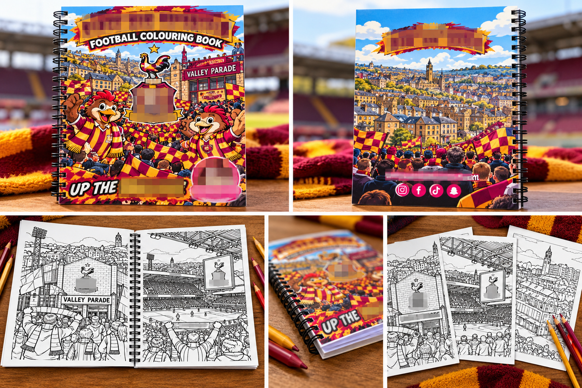 Brad-City A4 Colouring Book