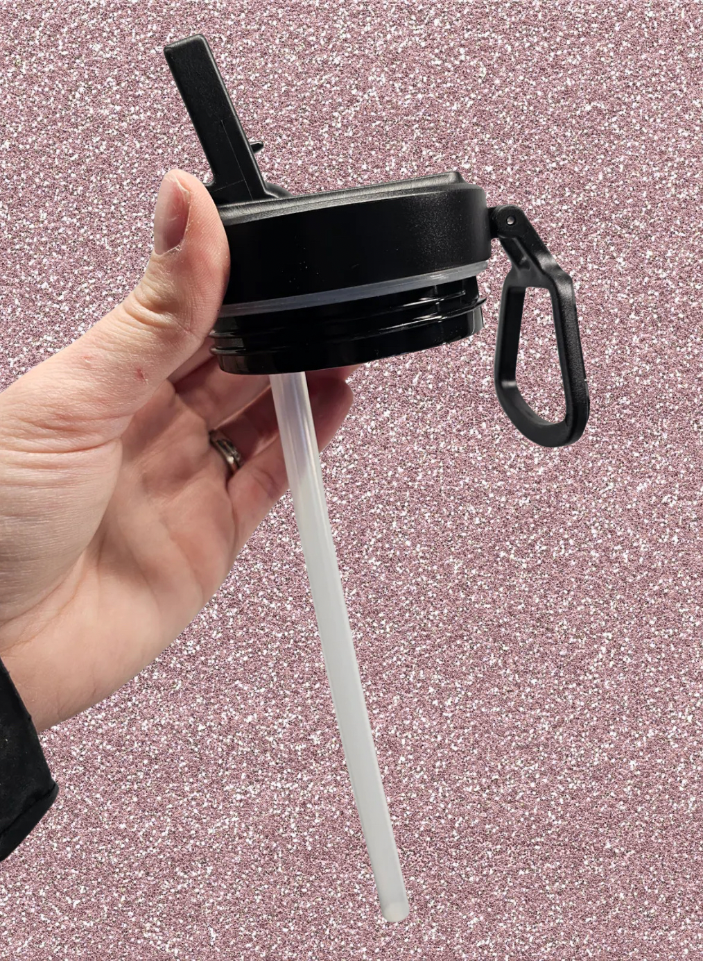 20oz Flip Top Bottles (Black Lid) (with image upload)