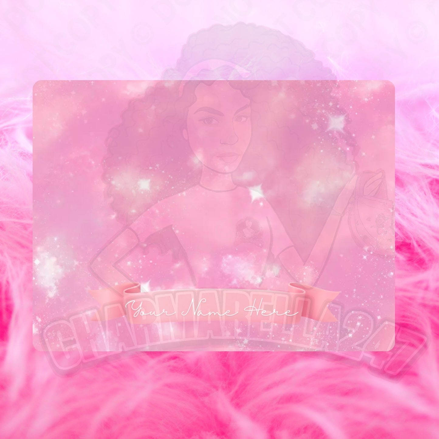 Pink Sparkle Chopping Board