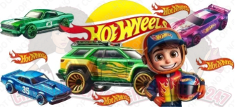 Hot Wheels 16oz UVDTF Wrap