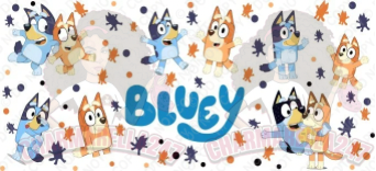 Blue-y & Friend 16oz UVDTF Wrap