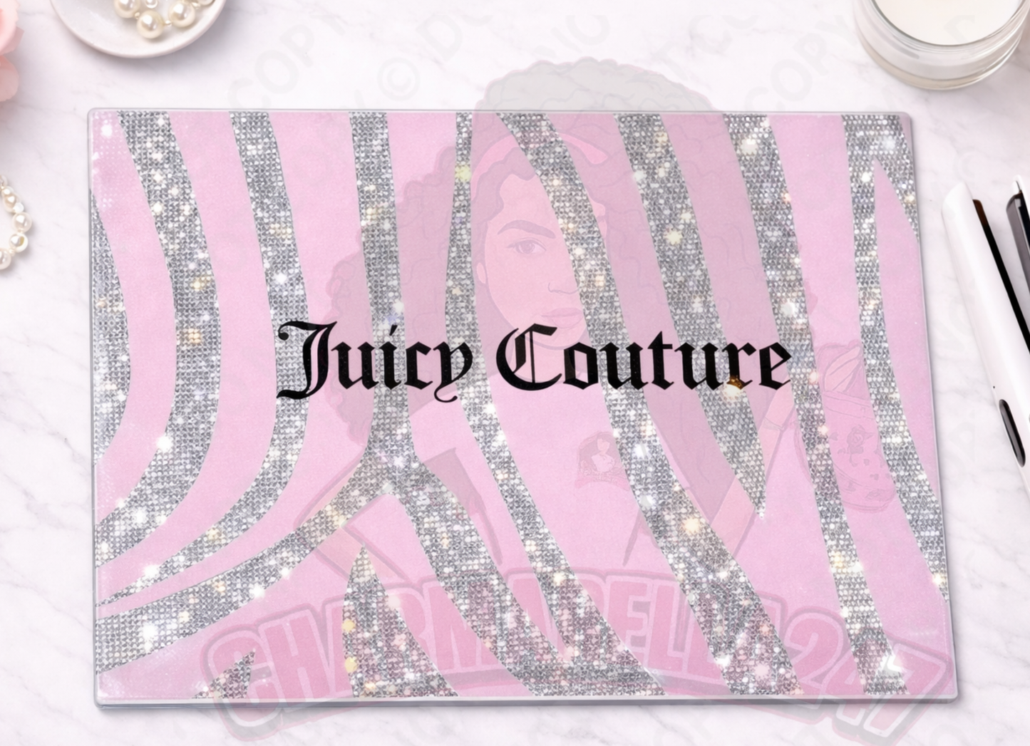 Juicy-C Zebra Pink Chopping Board