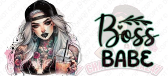 Boss Babe 16oz UVDTF Wrap