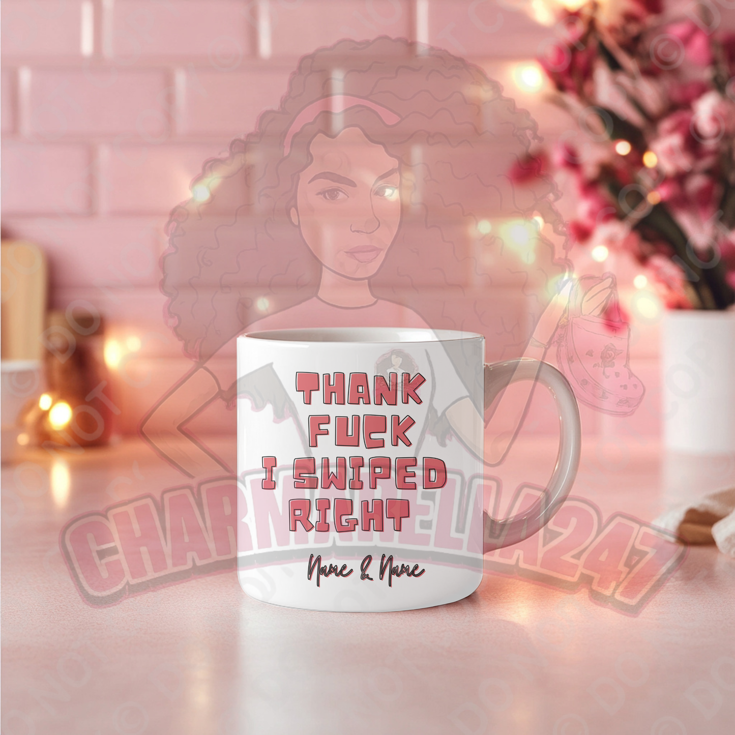 Thank Fck I Swiped Right 11oz Mug