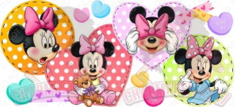 Minis Polka Dots Pastel Colours 16oz UVDTF Wrap