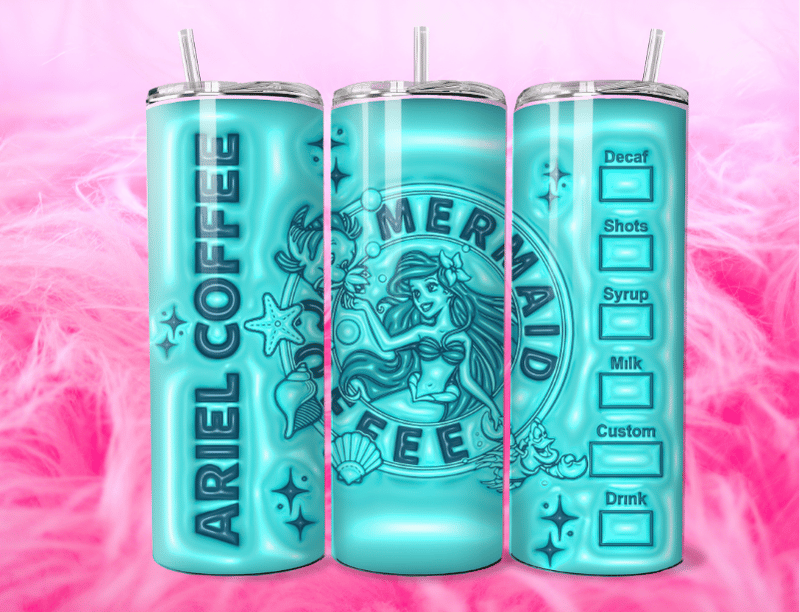 READY TO PRESS 20oz TUMBLER WRAP PRINT - Ari-El