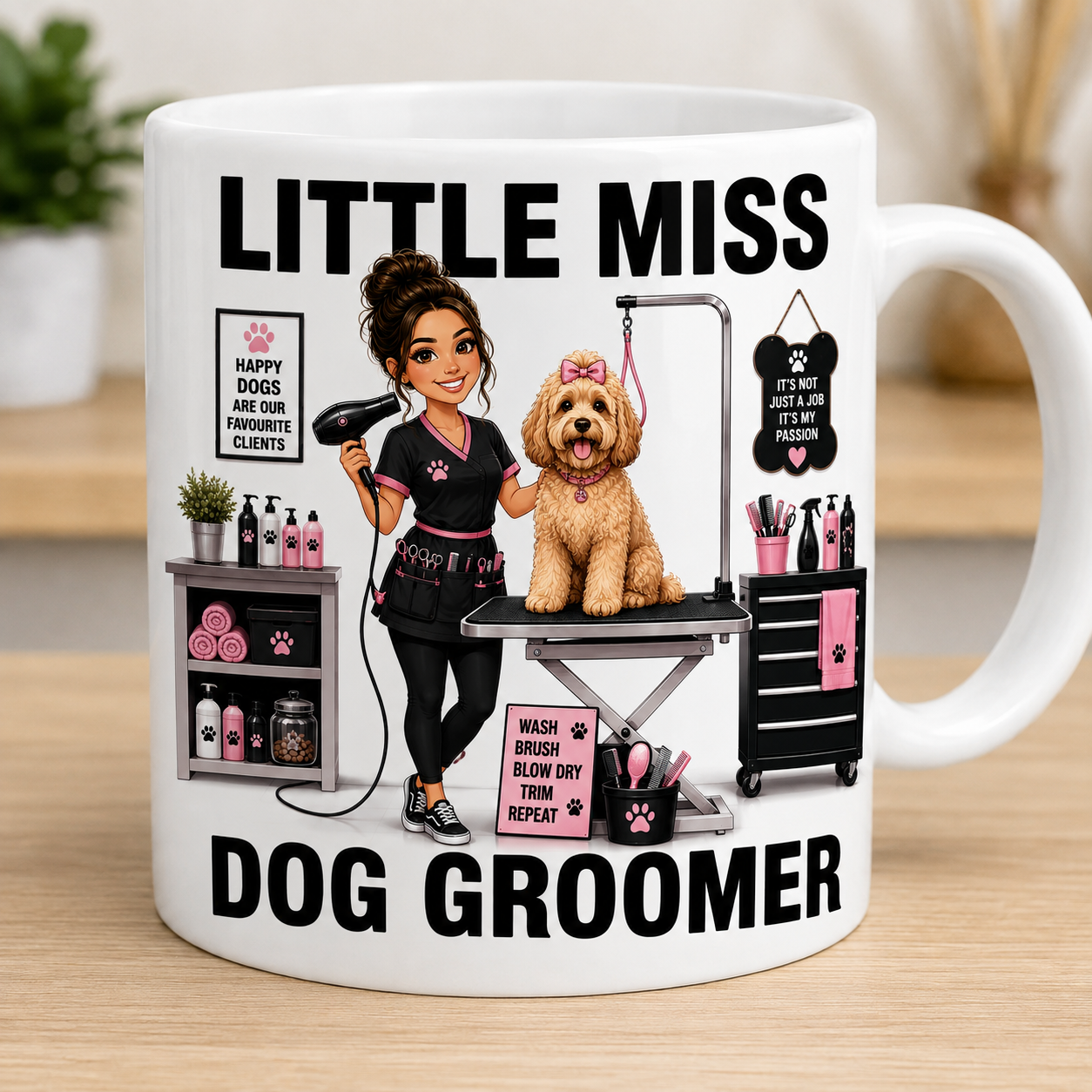 Little Miss Dog Groomer 11oz Coffee/Tea Mug