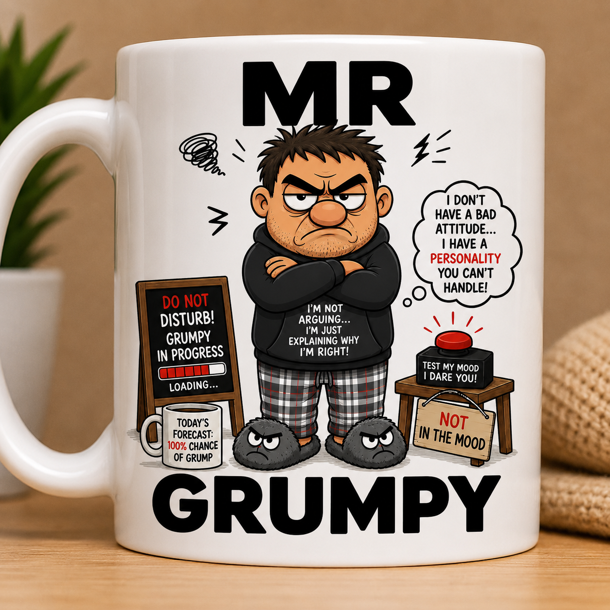 Mr Grumpy 11oz Coffee/Tea Mug