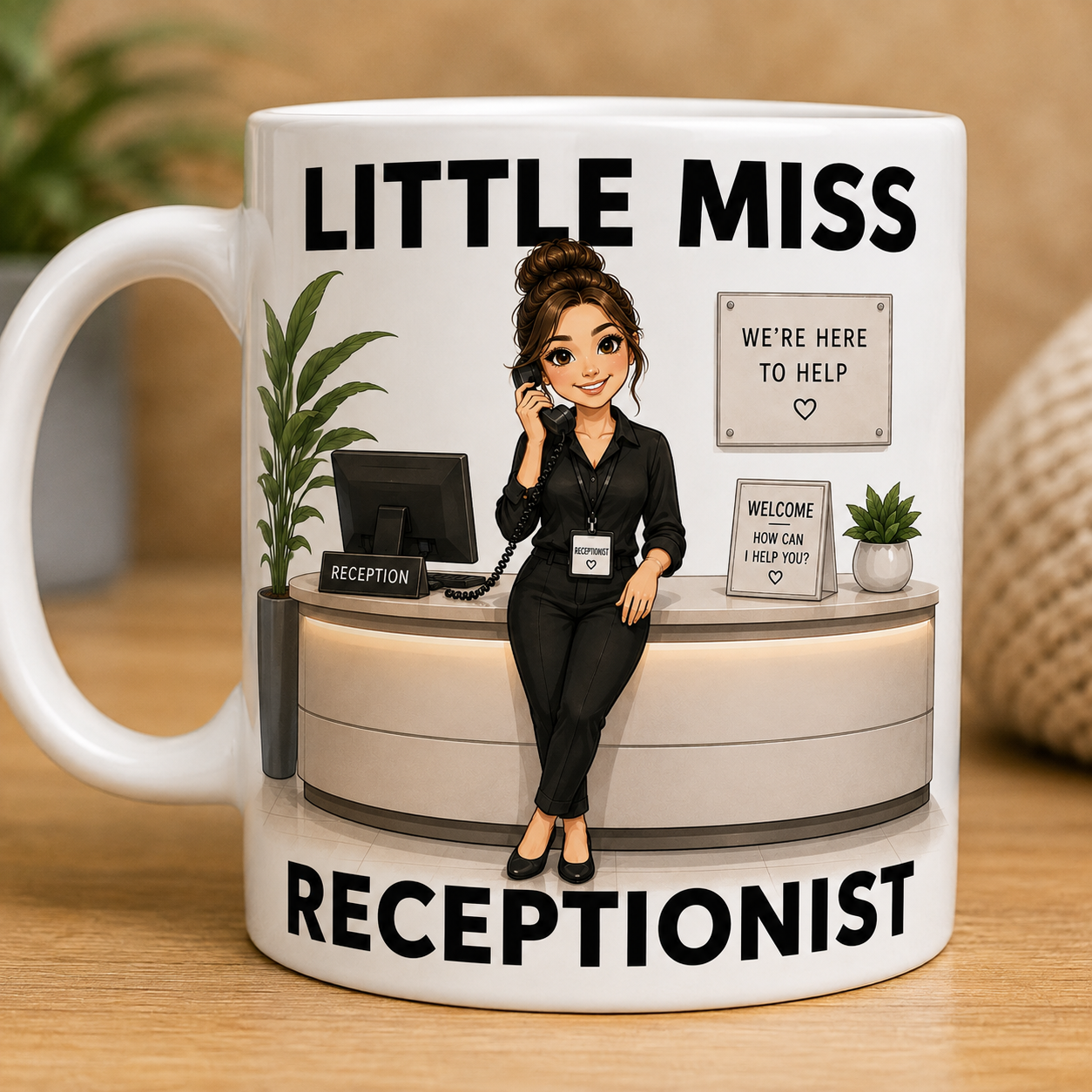 Little Miss Receptionist 11oz Coffee/Tea Mug