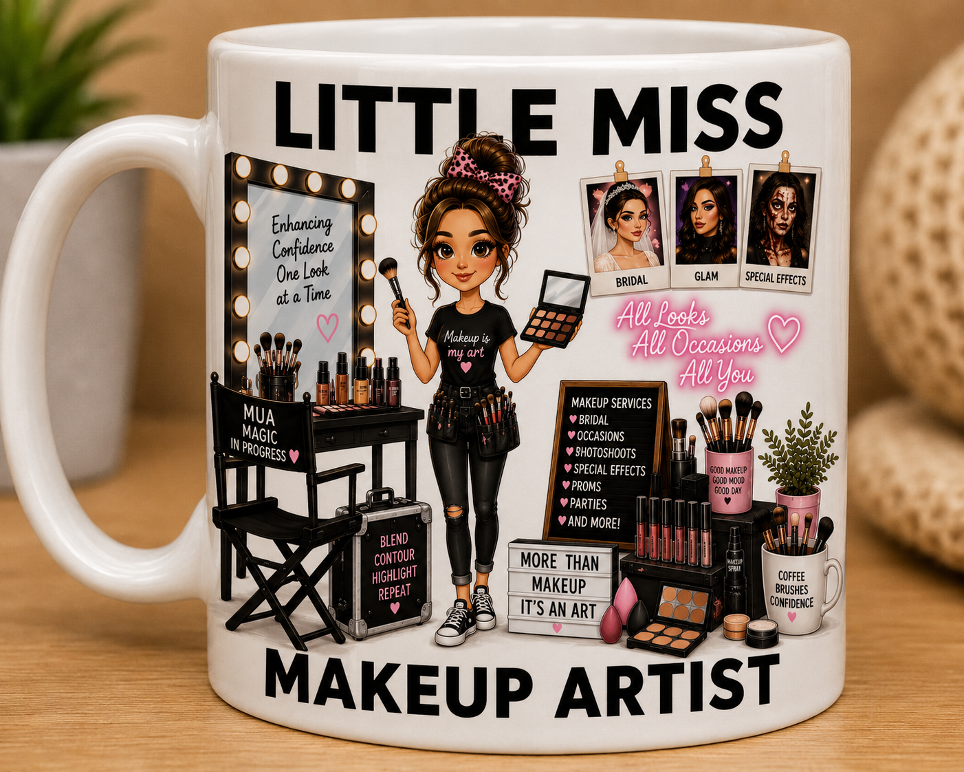 Little Miss Makeup Artist 11oz Coffee/Tea Mug
