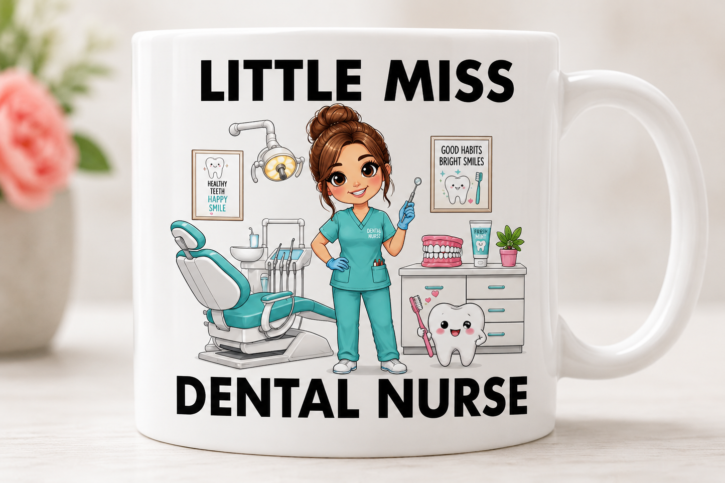 Little Miss Dental Nurse 11oz Coffee/Tea Mug