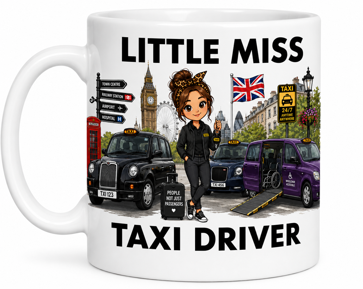 Little Miss Taxi Driver 11oz Coffee/Tea Mug