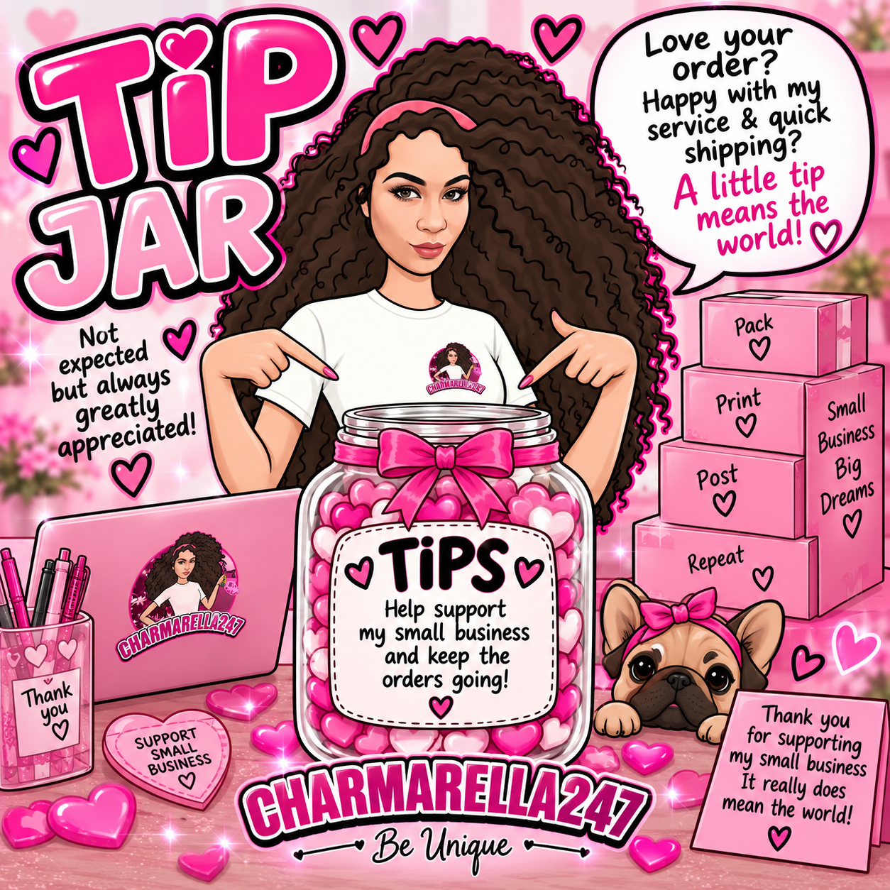 Tip Jar - Thank You