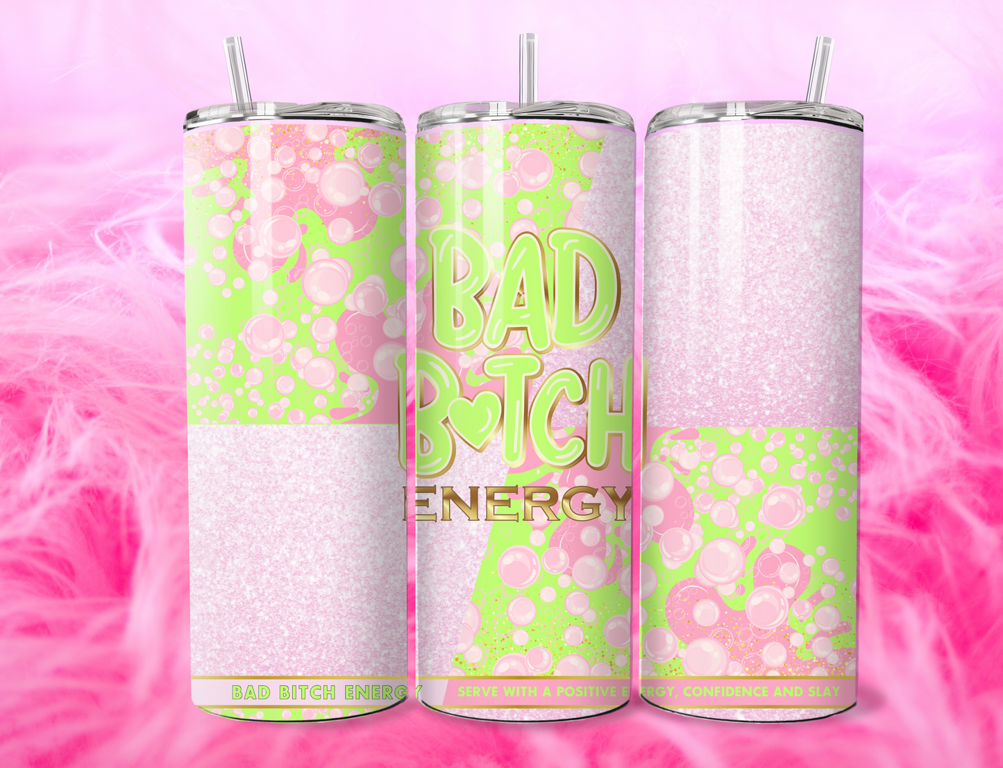 Bad B Energy Bubble Effect 20oz Tumbler