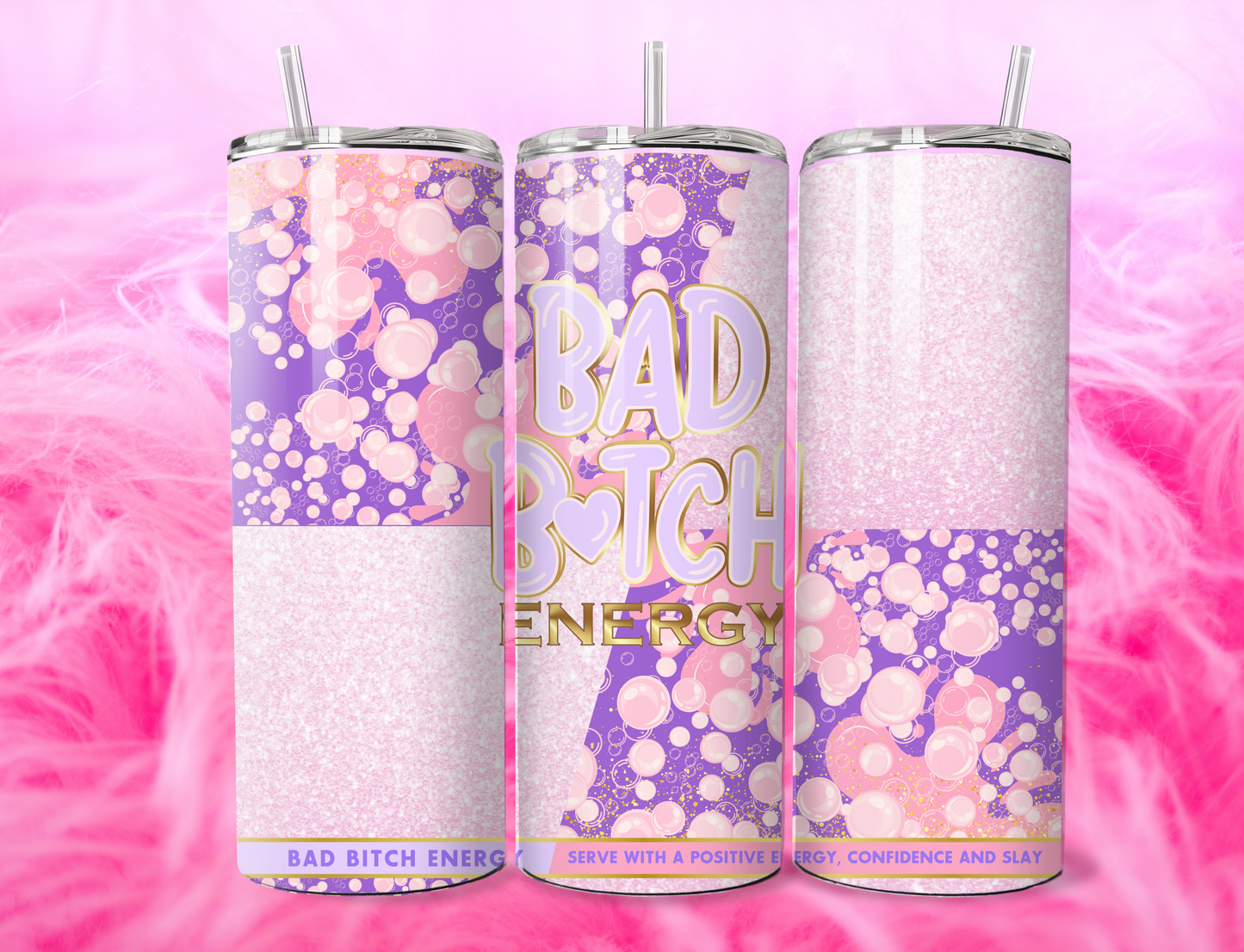 Bad B Energy Bubble Effect 20oz Tumbler