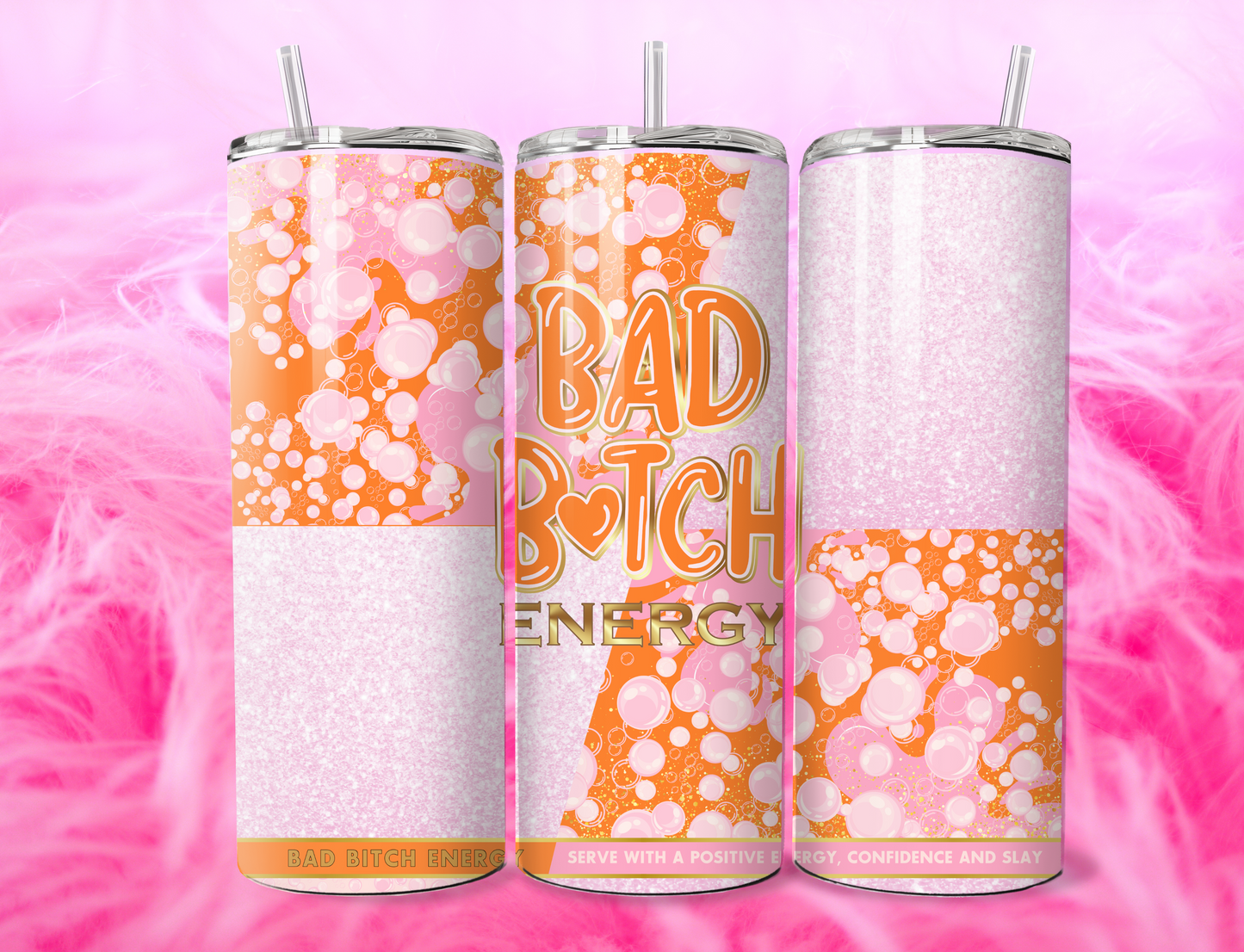 Bad B Energy Bubble Effect 20oz Tumbler