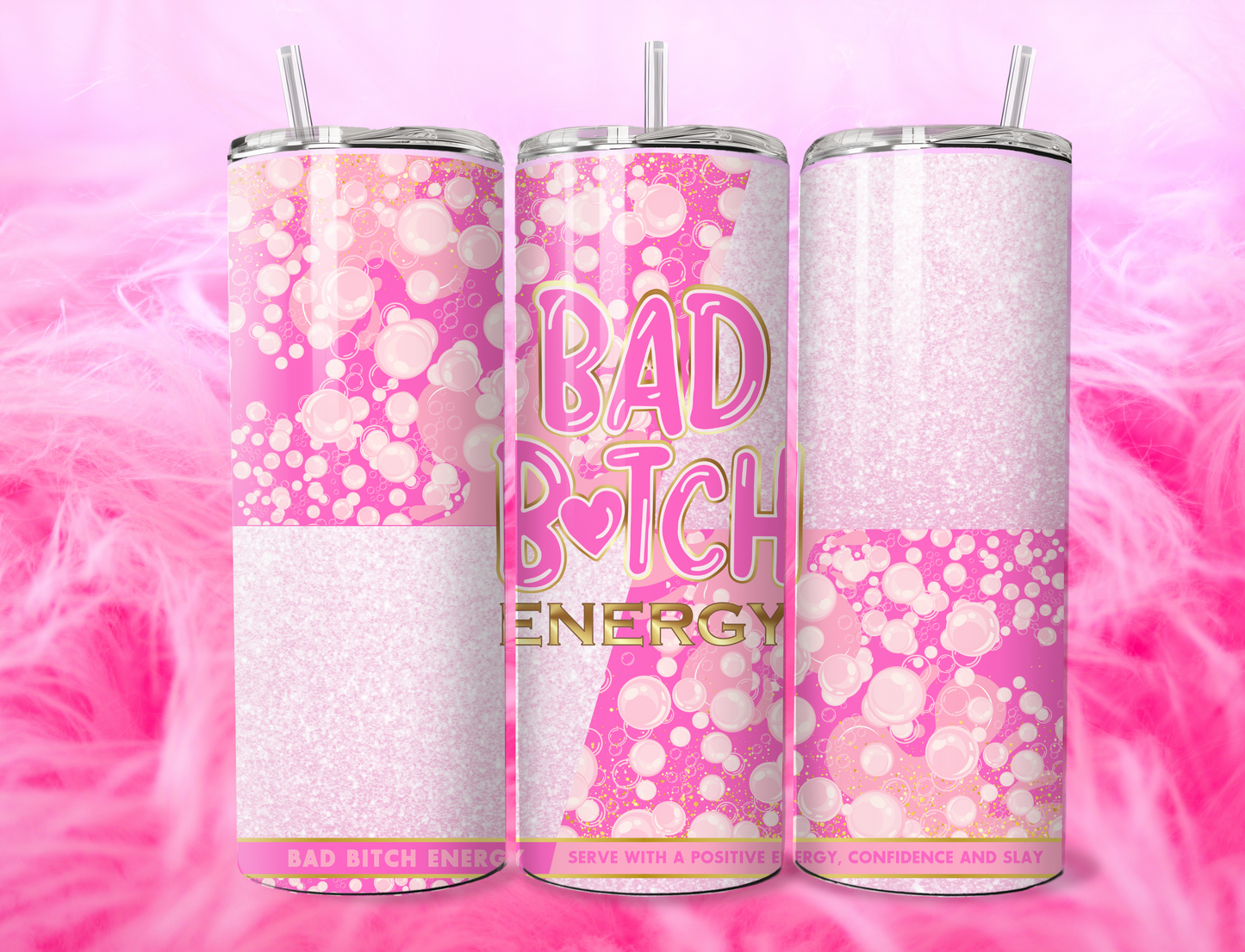 Bad B Energy Bubble Effect 20oz Tumbler