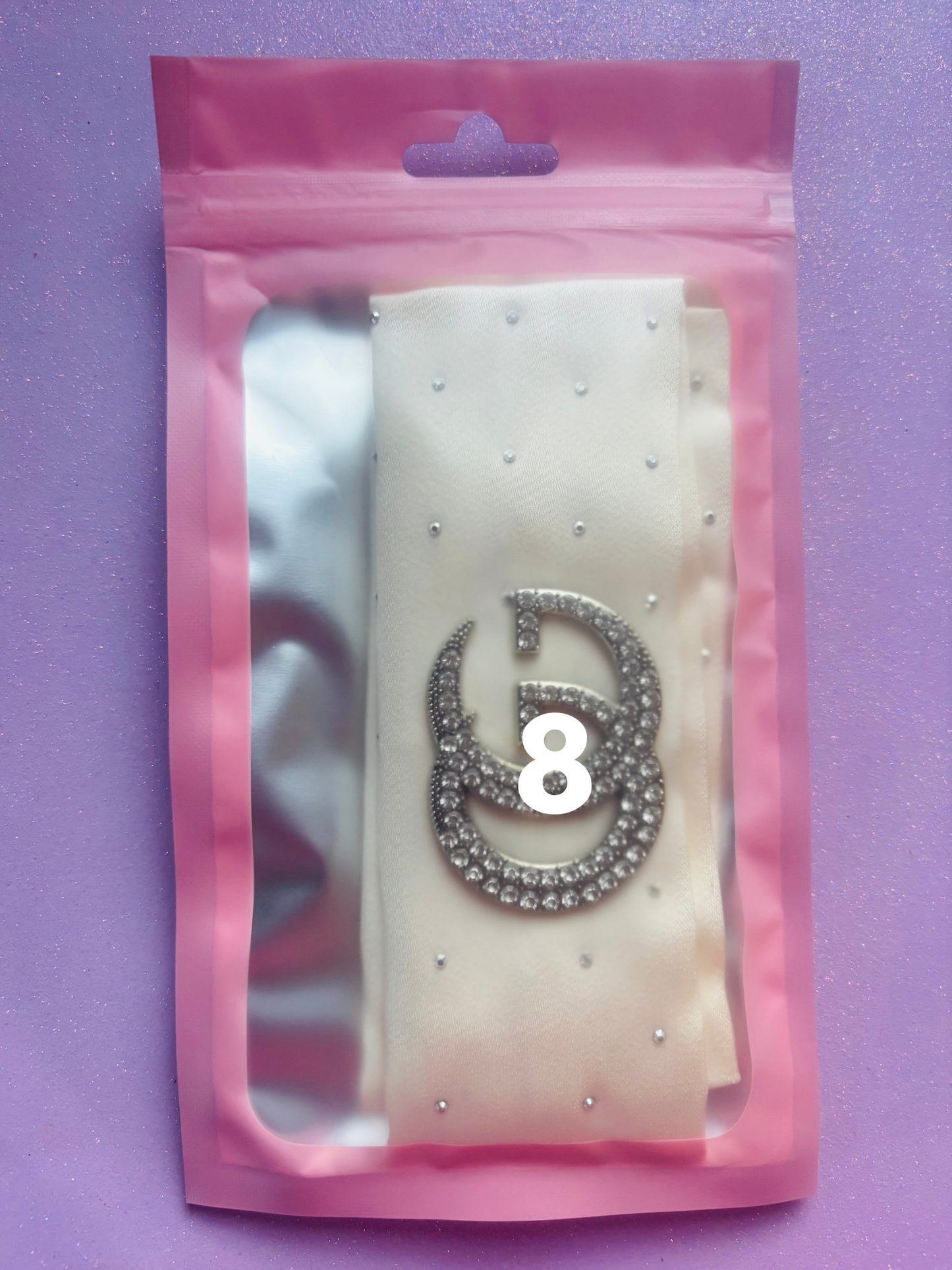 Sparkle Shoe Clog Strap Scrunchies