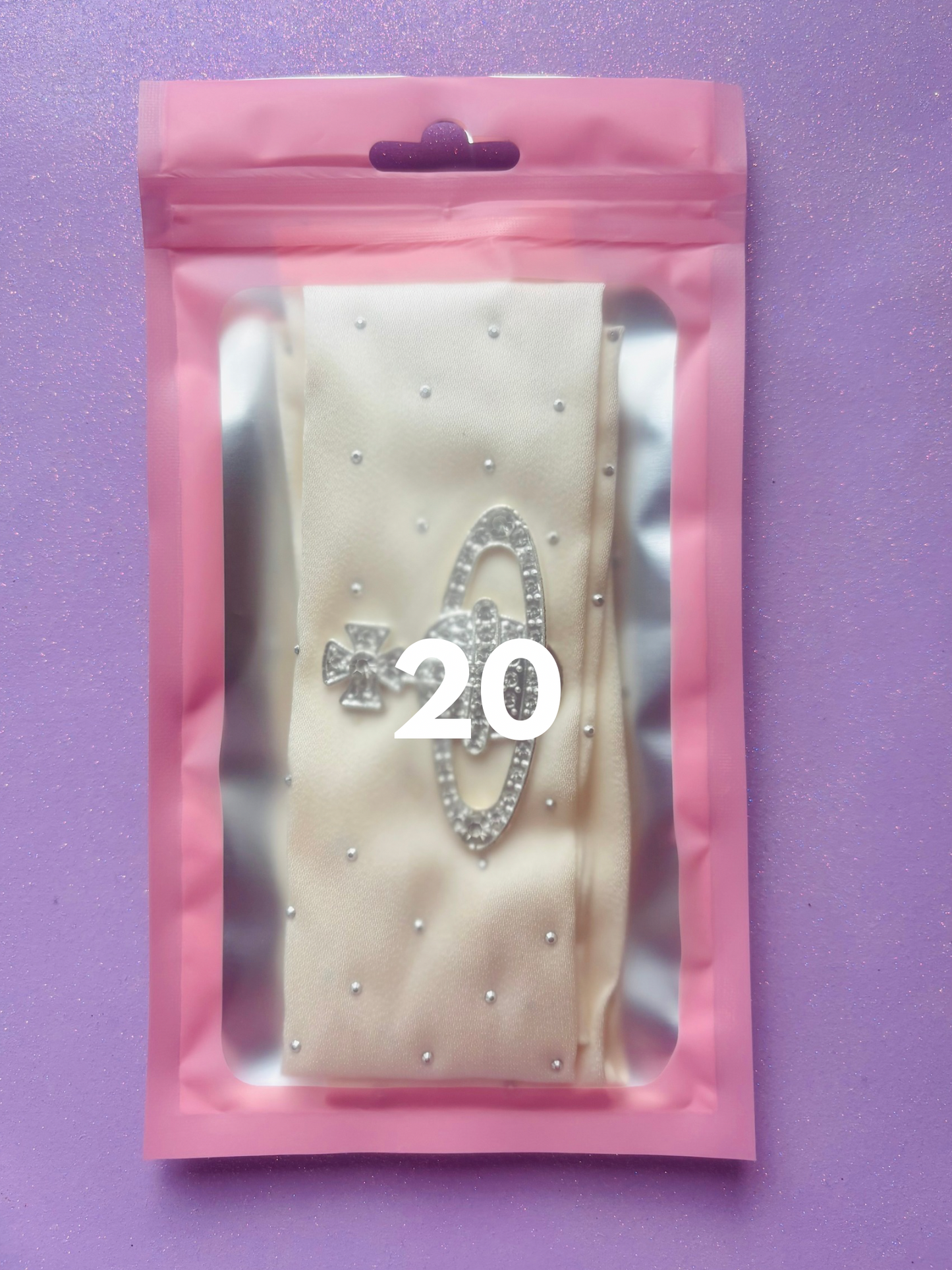 Sparkle Shoe Clog Strap Scrunchies