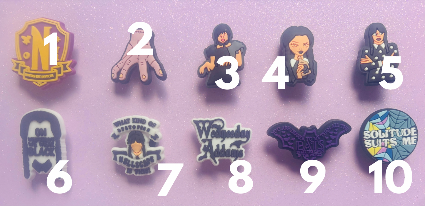 WED ADAMS PVC Charms
