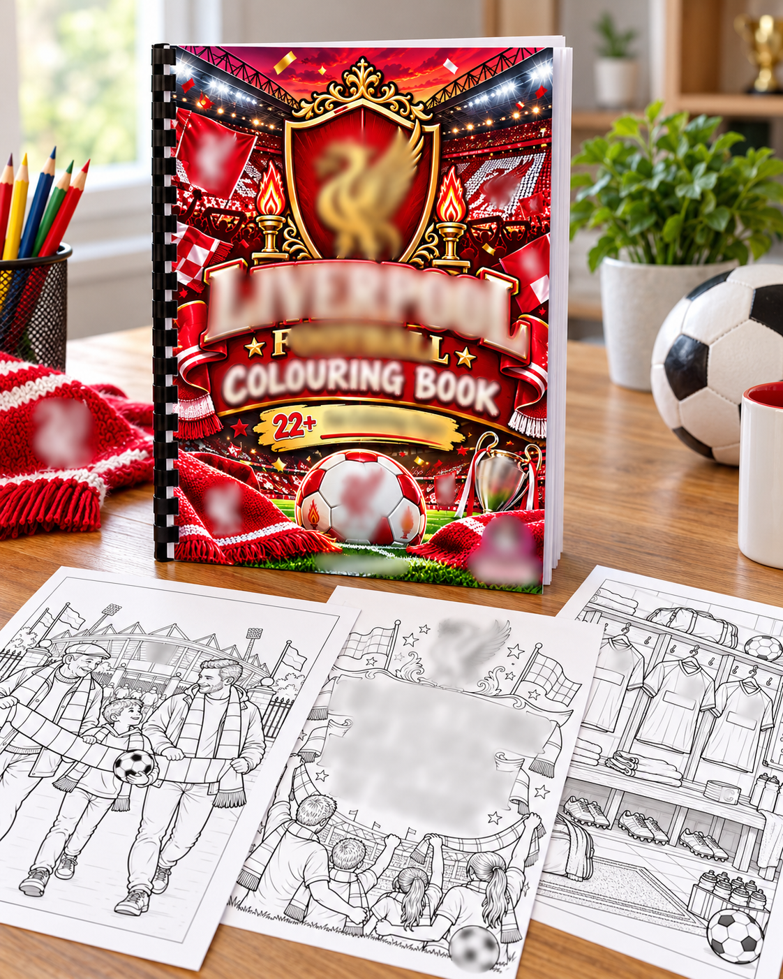 Liver-Pool A4 Colouring Book
