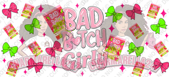 P-Louise Bad B Energy 16oz UVDTF Wrap