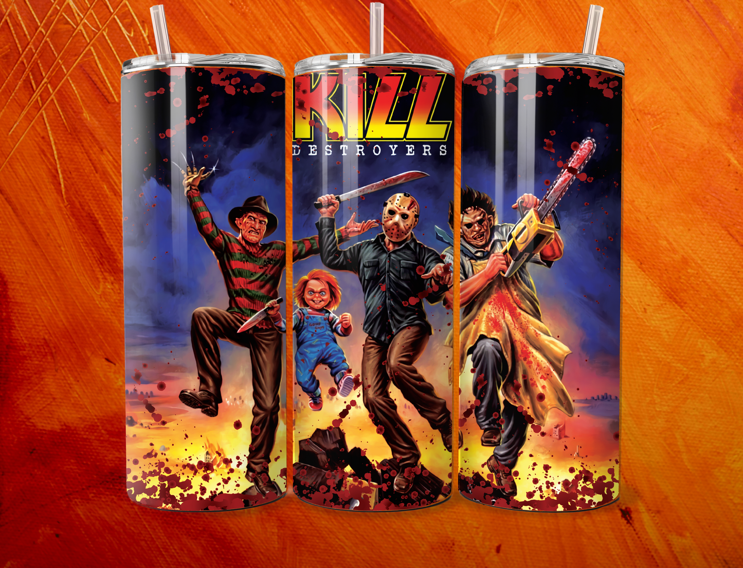 Halloween Spooky Tumblers
