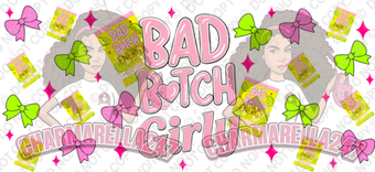 P-Louise Bad B Energy 16oz UVDTF Wrap
