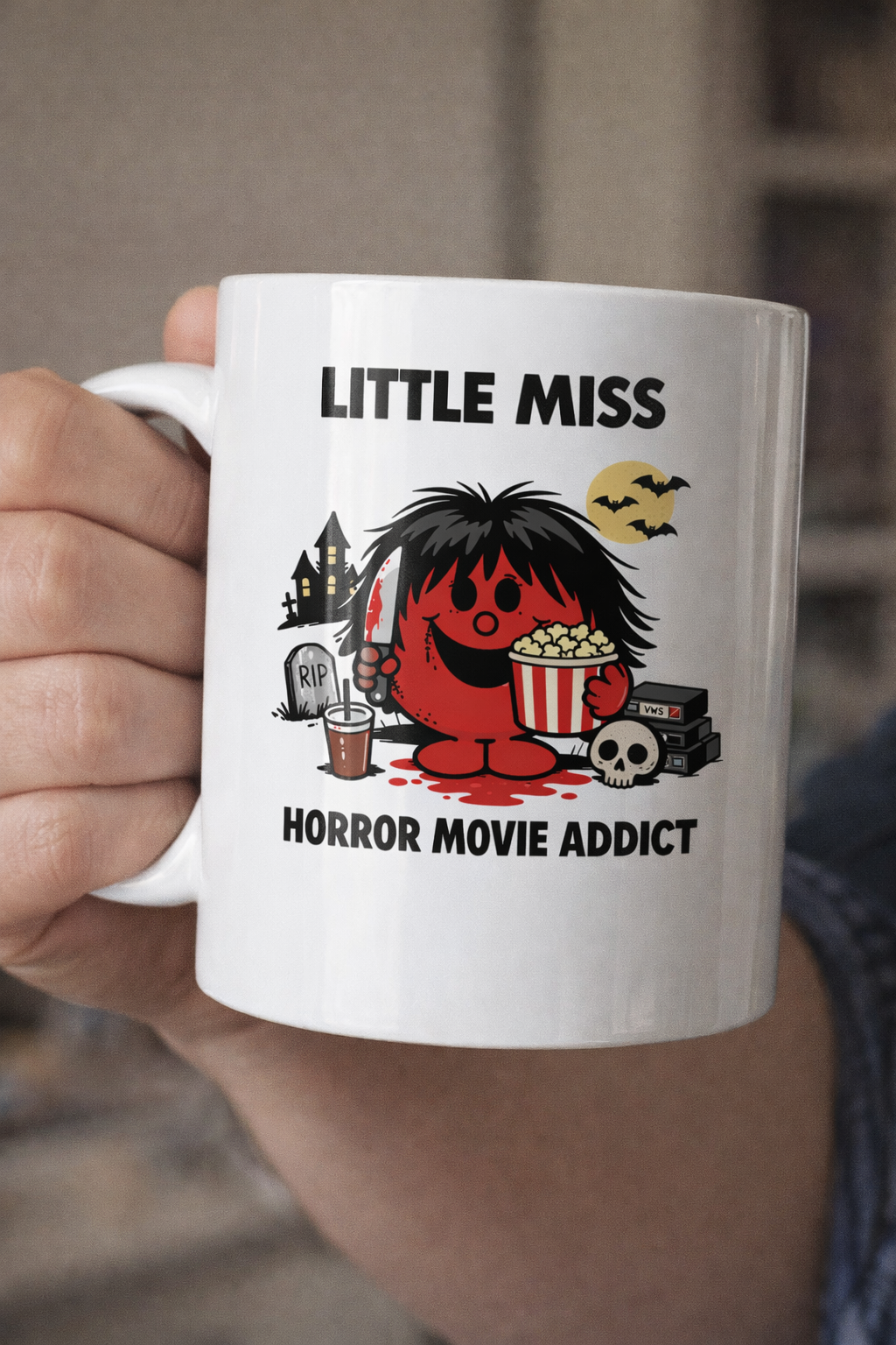 Little Miss Horror Movie Addict 11oz Coffee/Tea Mug