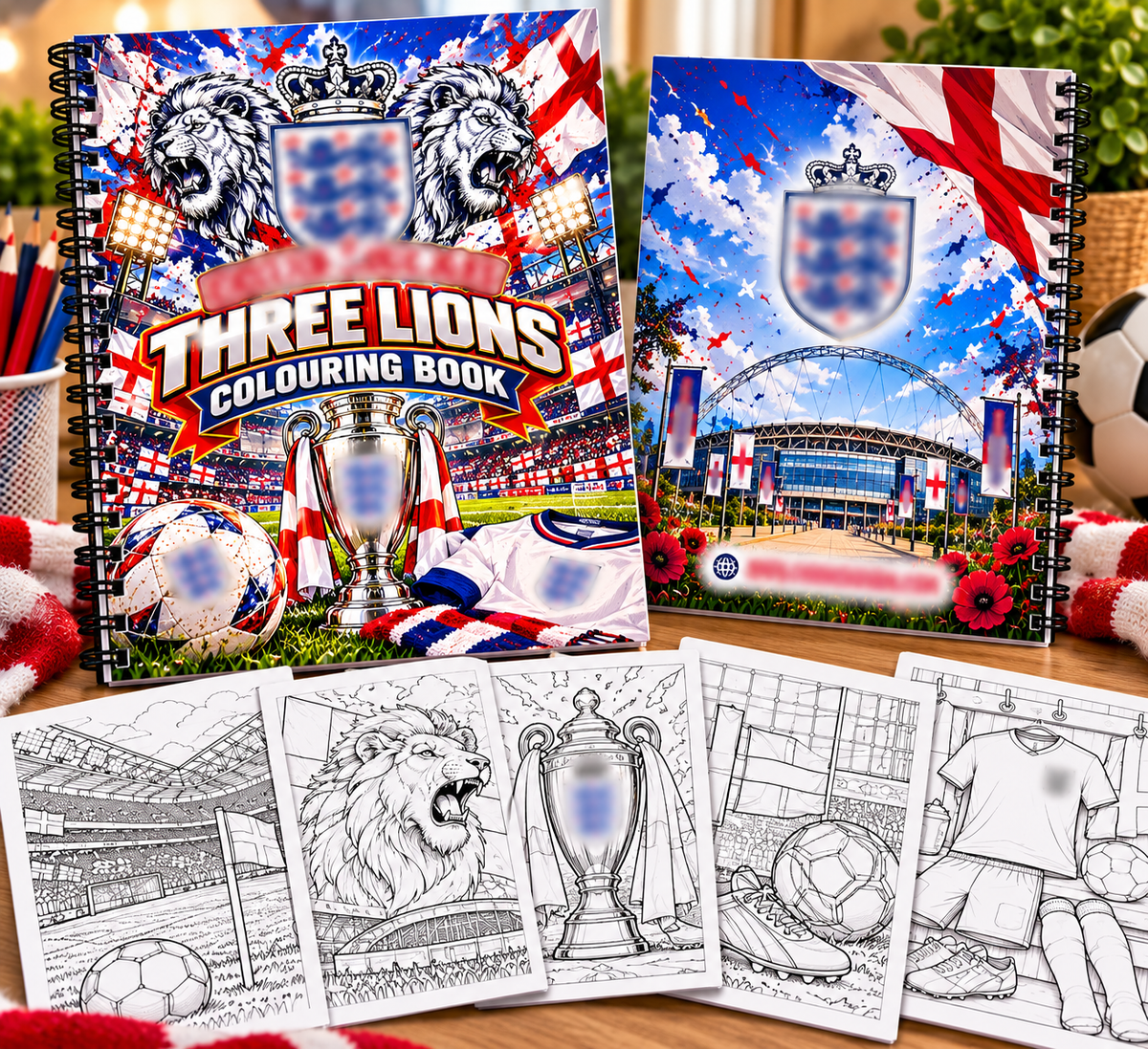 Eng-land A4 Colouring Book