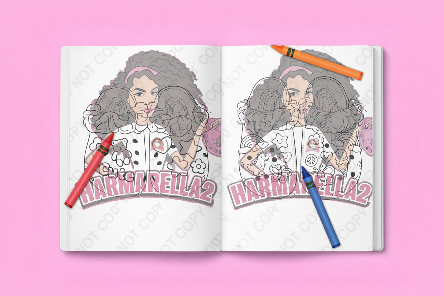 Personalised Colouring Book