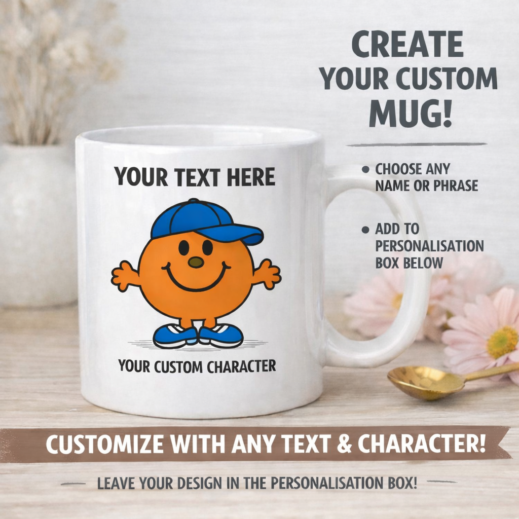 Personalised Man/Men Custom Character 11oz Mug