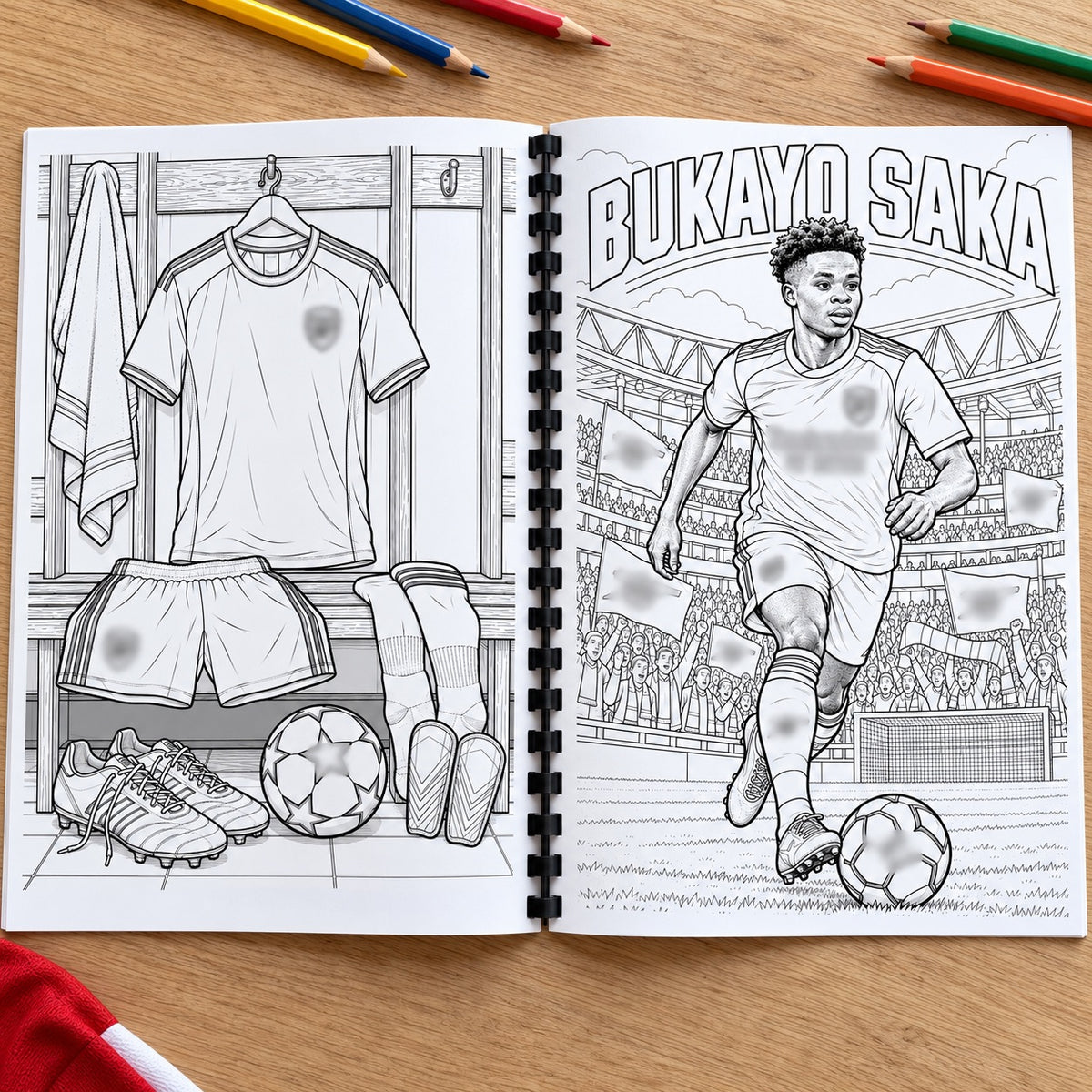 Arse-nal A4 Colouring Book