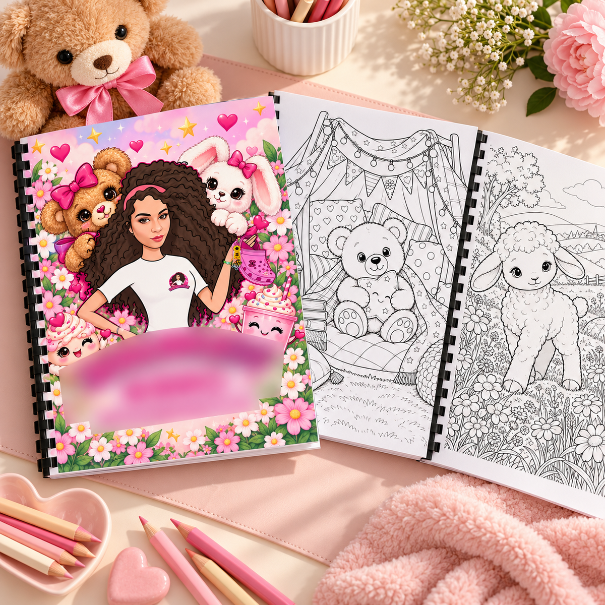 J-Caat A4 Colouring Book