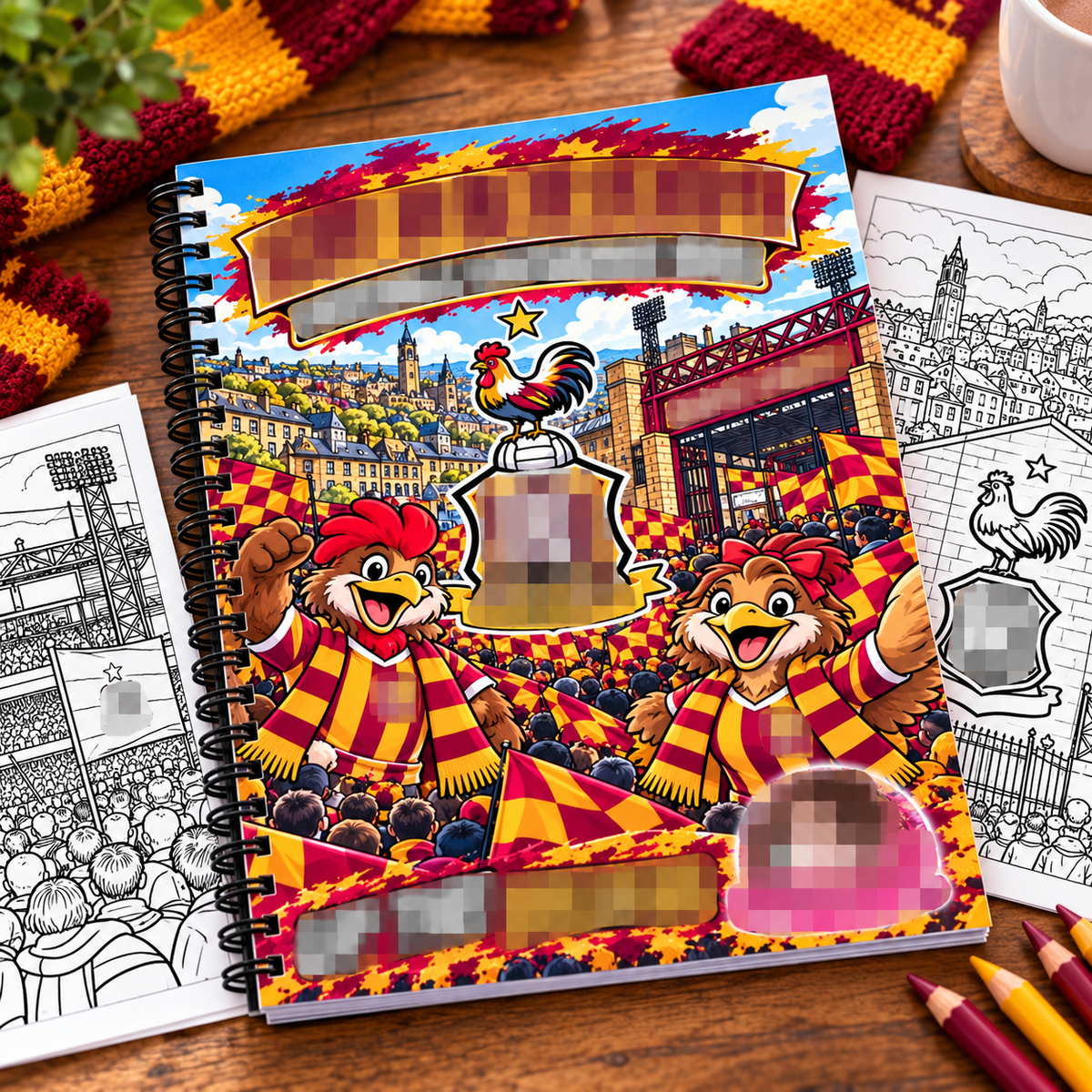Brad-City A4 Colouring Book