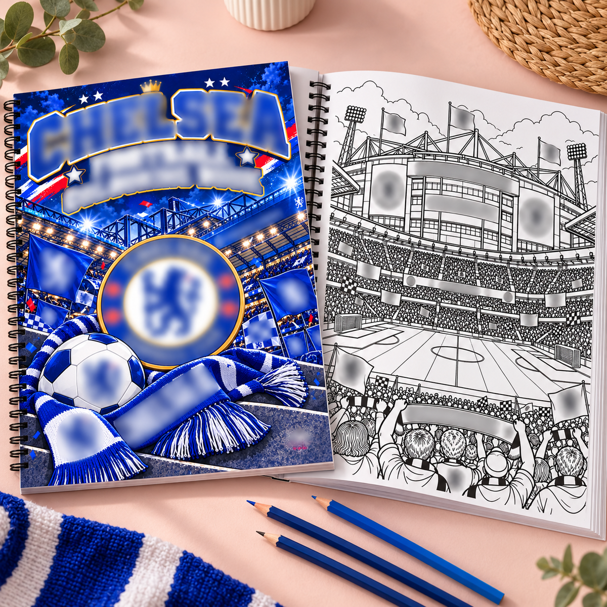 Chel-sea A4 Colouring Book