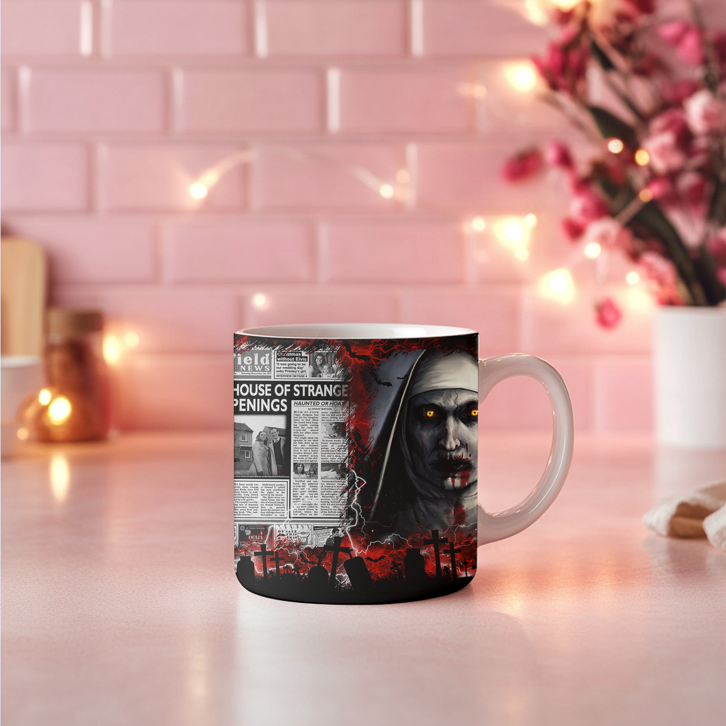 Horror Icon 11oz Mug – Scary Movie Villain Collectible Tea/Coffee Cup