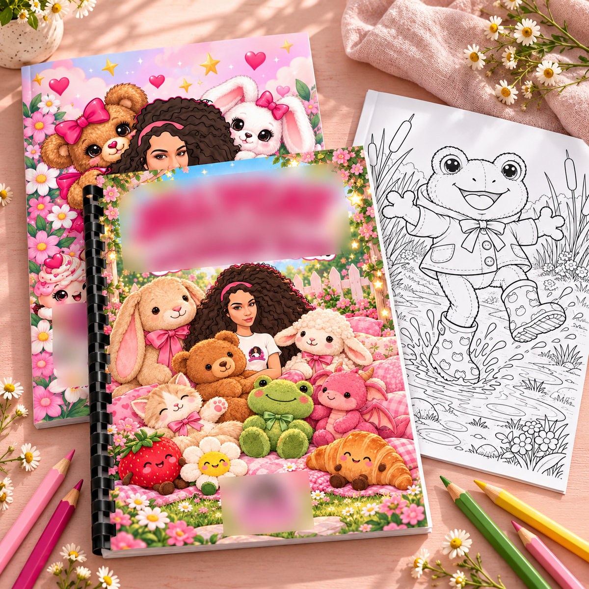 J-Caat A4 Colouring Book