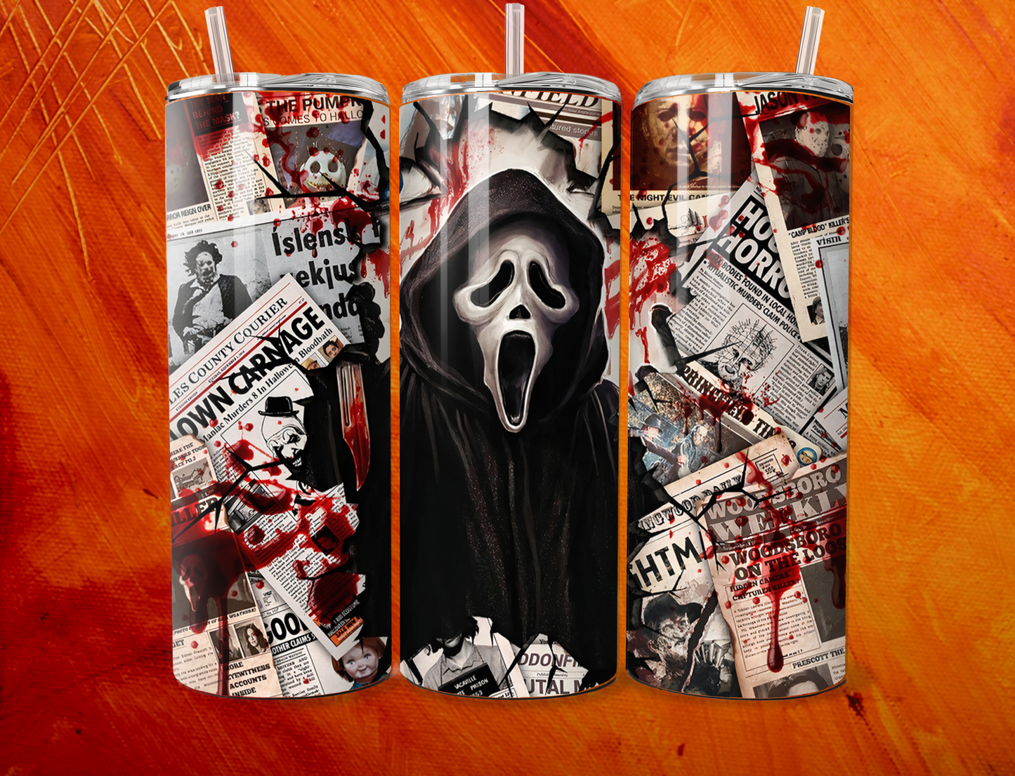 Halloween Spooky Tumblers