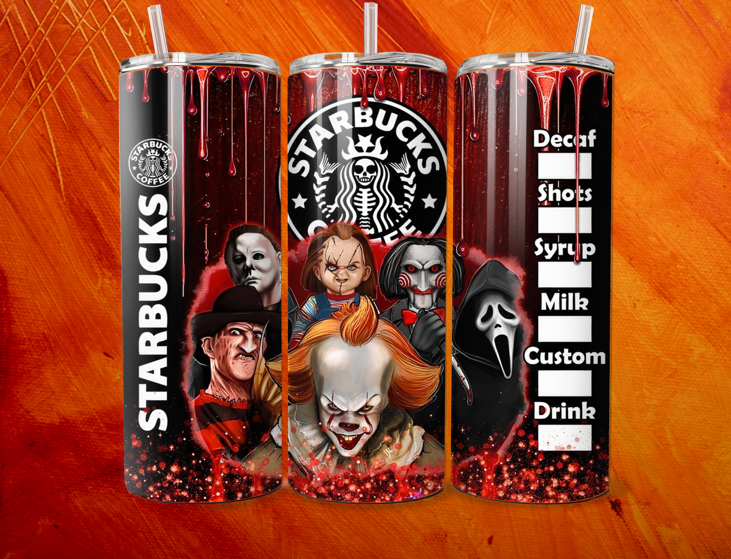 Halloween Spooky Tumblers