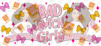 P-Louise Bad B Energy 16oz UVDTF Wrap