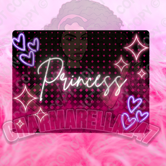 Pink & Purple Princess Chopping Board