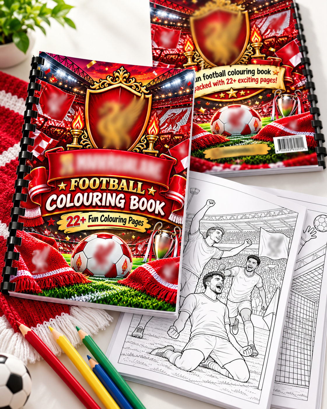 Liver-Pool A4 Colouring Book