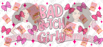 P-Louise Bad B Energy 16oz UVDTF Wrap