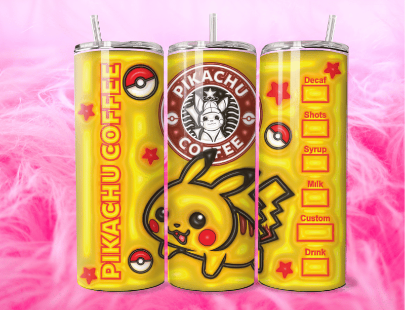 Pika-Chu Coffee 20oz Tumbler