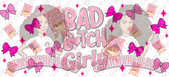 P-Louise Bad B Energy 16oz UVDTF Wrap