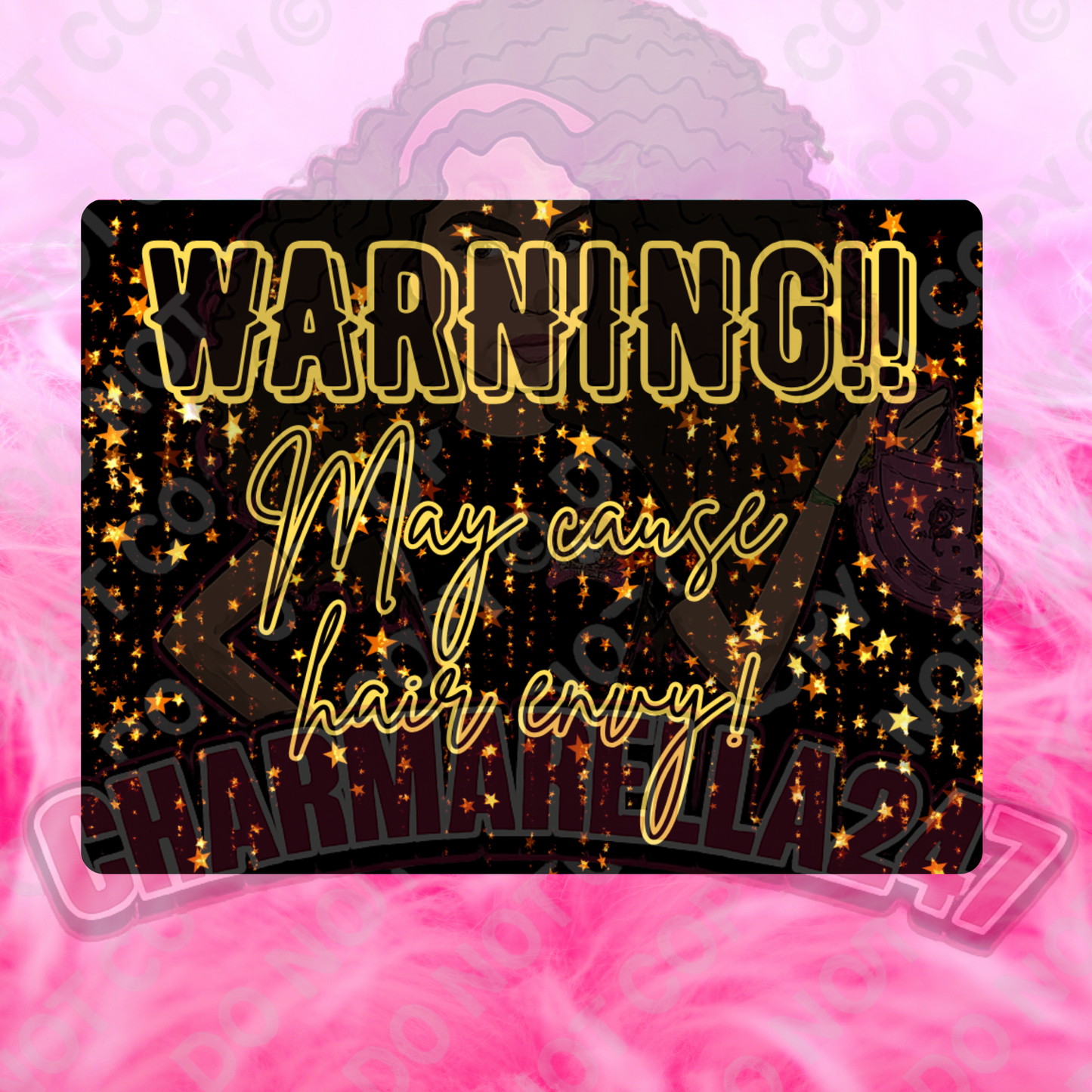 Warning May Cause Hair Envy Chopping Board