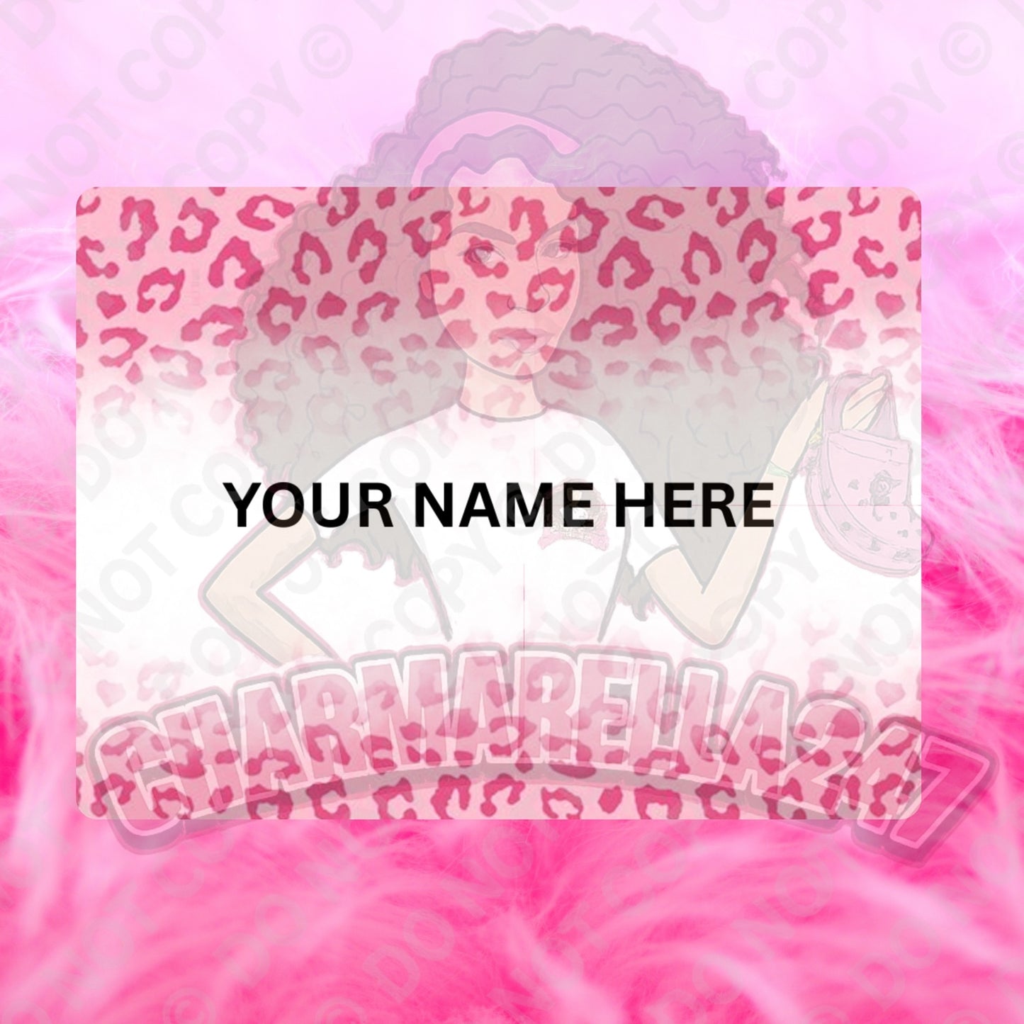 Pink Leopard Chopping Board