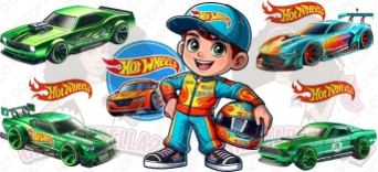 Hot Wheels 16oz UVDTF Wrap