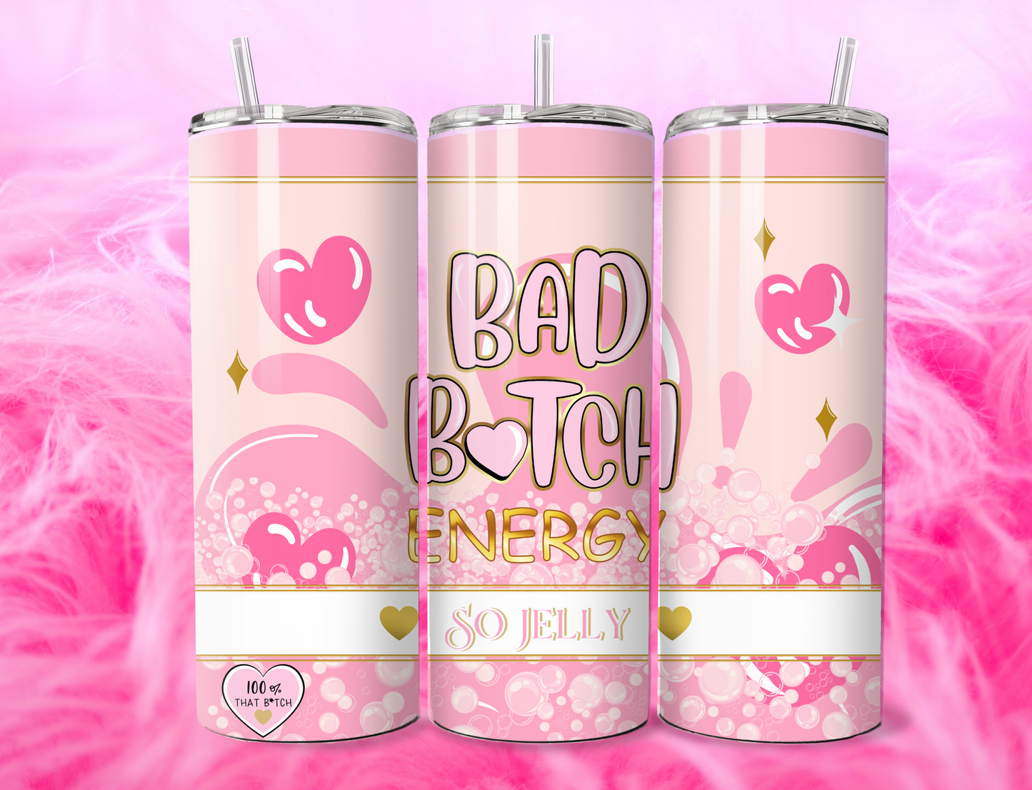 Bad B Energy Bubble Effect 20oz Tumbler